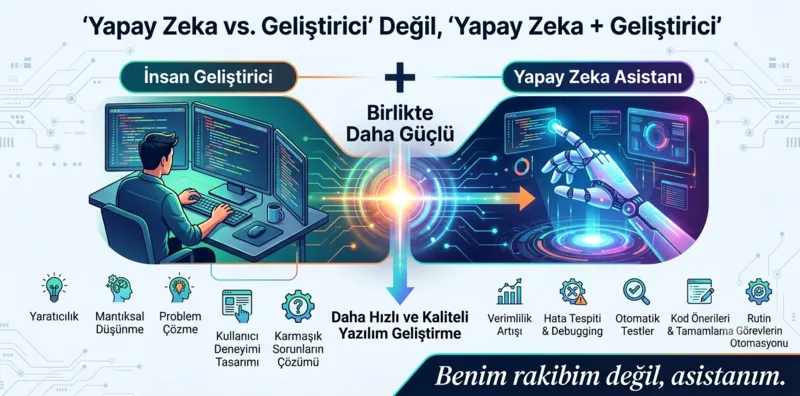 Yapay zeka ile geliştirici işbirliği